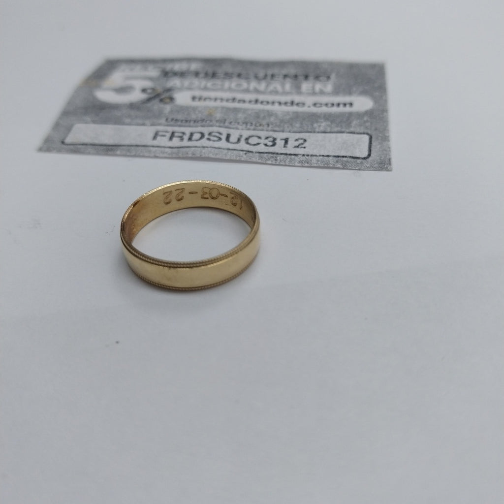 ARGOLLA ORO 10 K 1.3 GRMS (SEMINUEVO)