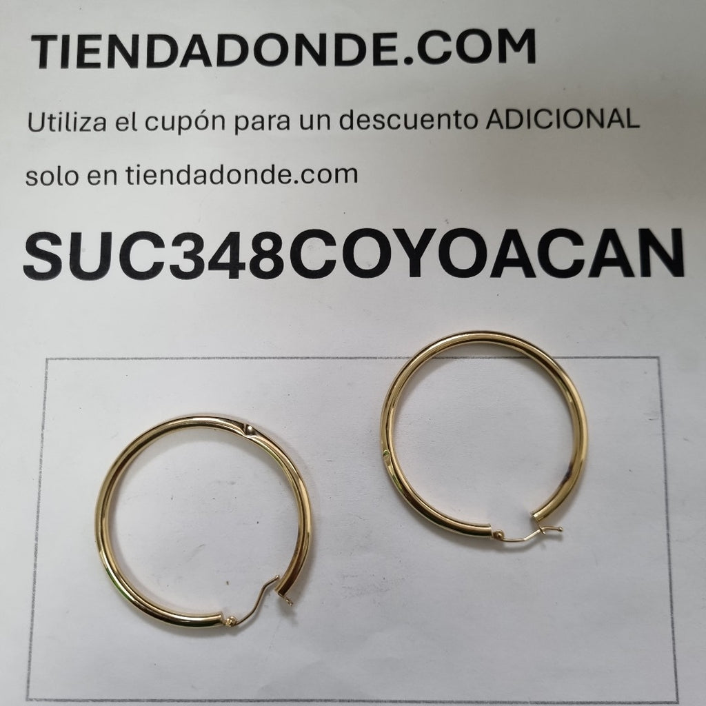 ARRACADAS PAR ORO 14 K 3,20 GRMS (SEMINUEVO)