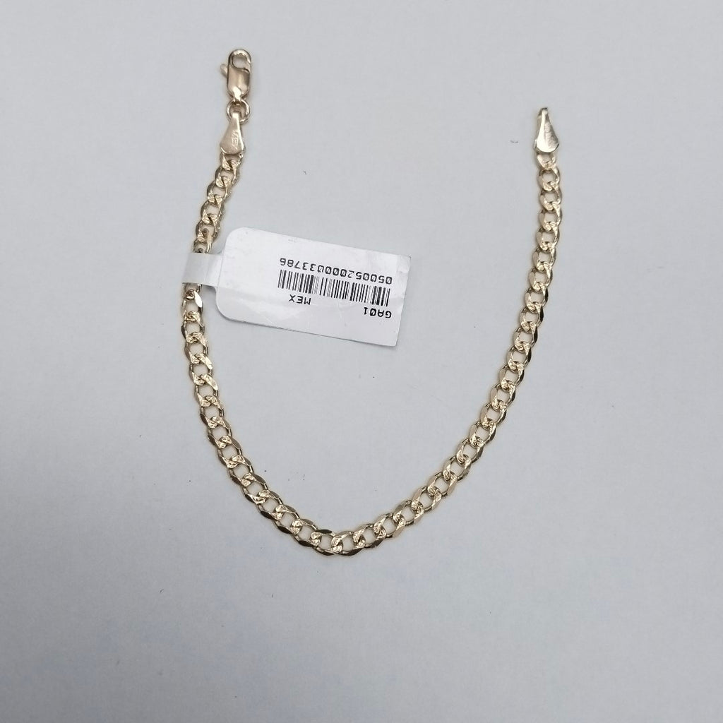PULSERAS BARBADA ORO 14K 18 CM 4.6 GR (NUEVO)