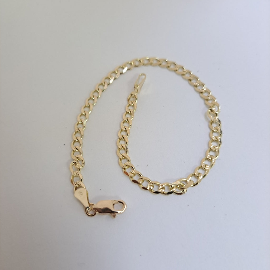 PULSERAS BARBADA ORO 14K 21 CM 5.3 GR (NUEVO)