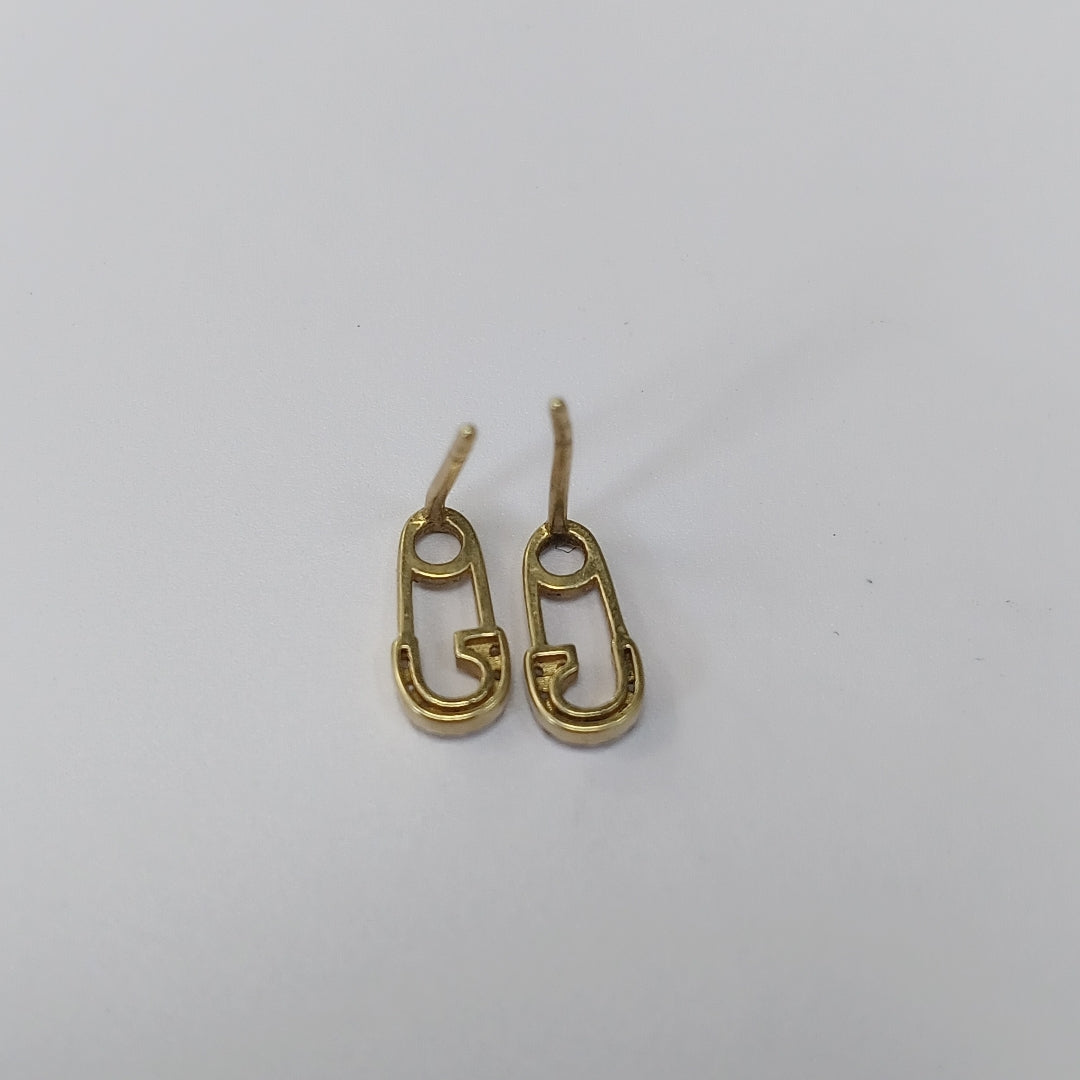 BROQUELES PAR ORO 14 K 0.7 GRMS (SEMINUEVO)