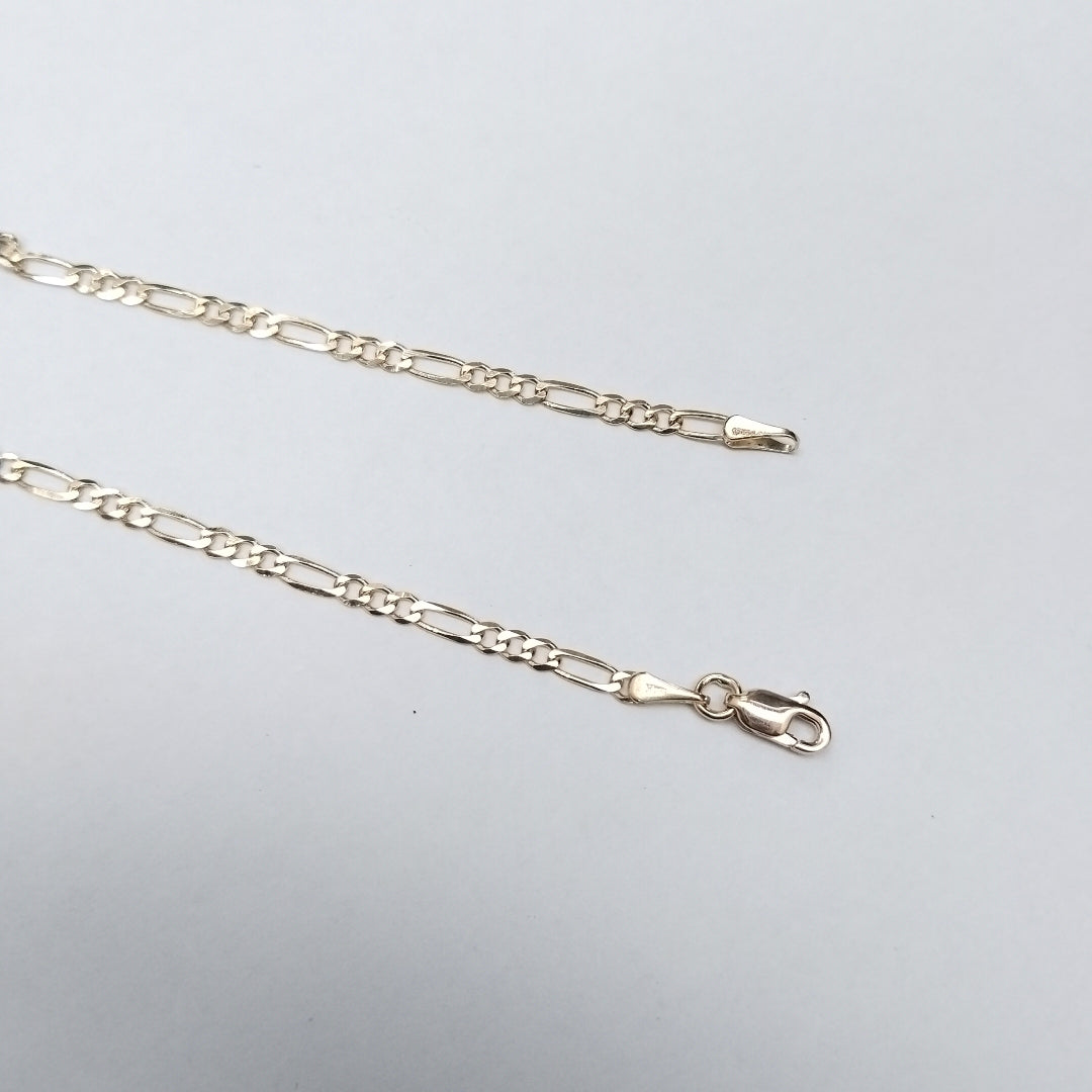 PULSERAS 3X1 ORO 14K 21 CM 2 GR (NUEVO)