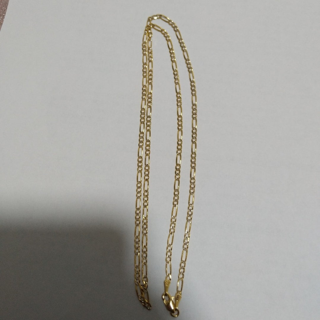 CADENAS TEJIDO 3X1 ORO 14K 55 CM 4.5 GR (NUEVO)