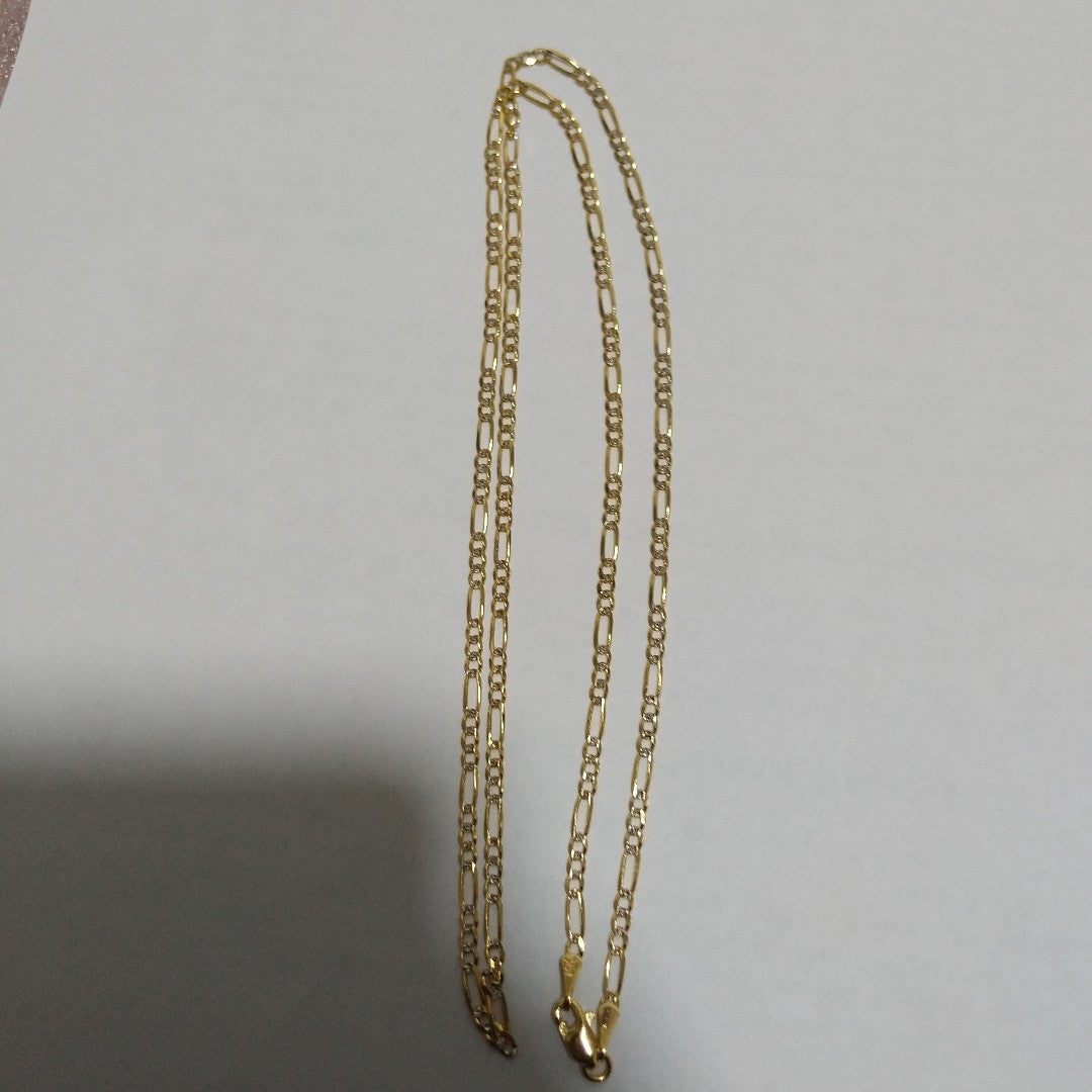 CADENAS TEJIDO 3X1 ORO 14K 55 CM 4.5 GR (NUEVO)