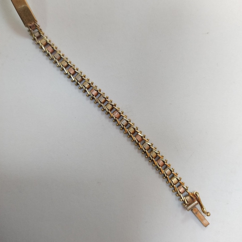 ESCLAVA ORO COMBINADO 14 K 9.5 GRMS (SEMINUEVO)