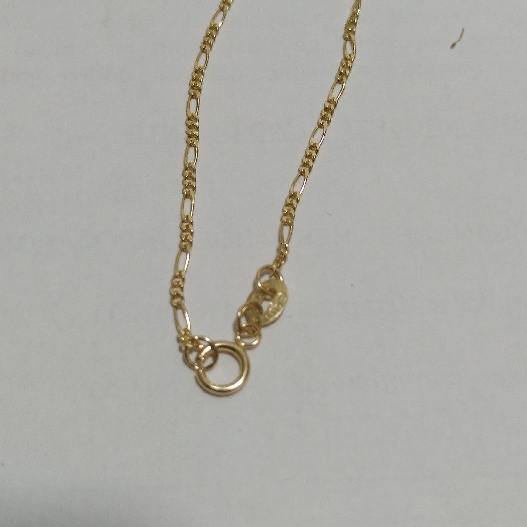 CADENAS TEJIDO 3X1 ORO 14K 55 CM 2.6 GR (NUEVO)