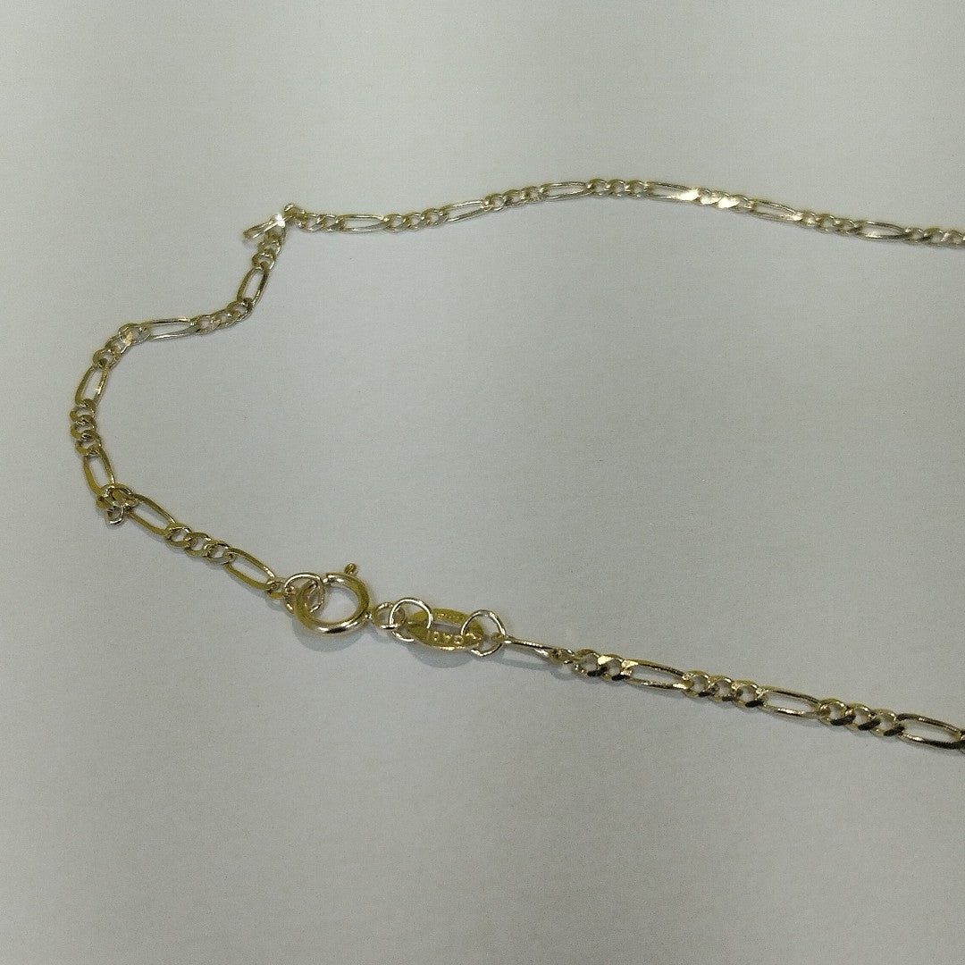 CADENAS TEJIDO 3X1 ORO 10K 55 CM 3.2 GR (NUEVO)