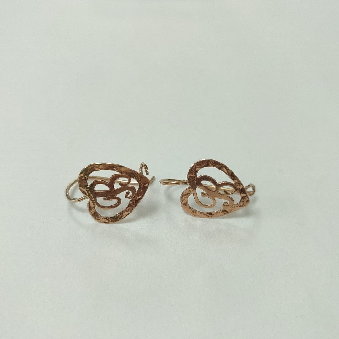 ARETES PAR ORO 10 K 1 GRMS (SEMINUEVO)