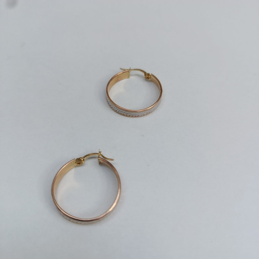 ARRACADAS PAR ORO 14 K 2.4 GRMS (SEMINUEVO)