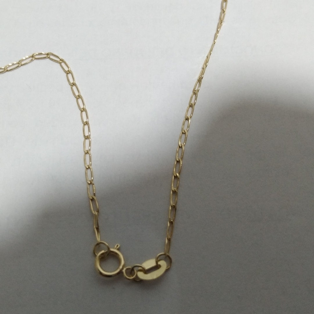 CADENAS TEJIDO ESLABONES ORO 10K 60 CM 2.1 GR (NUEVO)