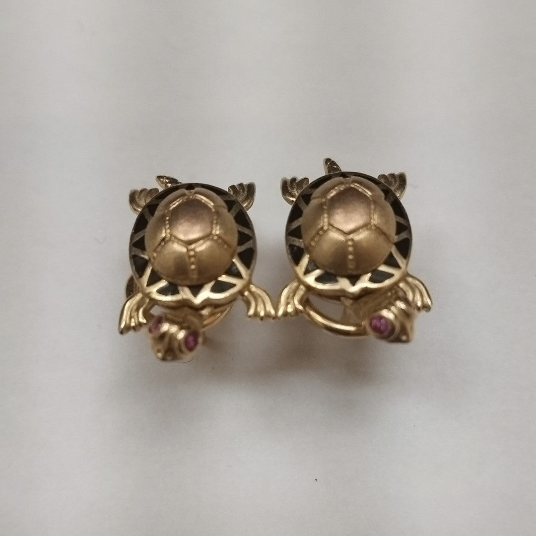 ARETES PAR ORO 14 K 7 GRMS (SEMINUEVO)