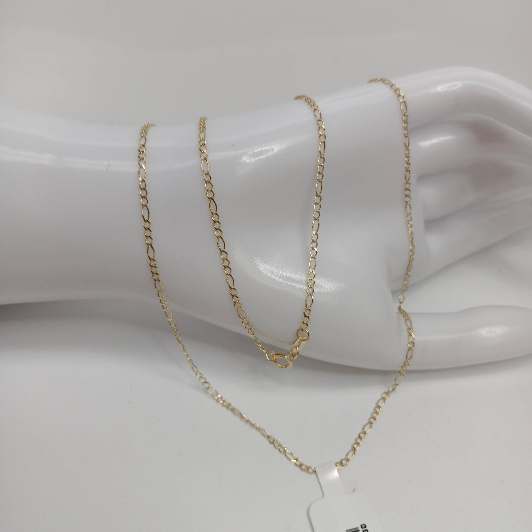 CADENAS TEJIDO ESLABONES ORO 10K 60 CM 2.2 GR (NUEVO)