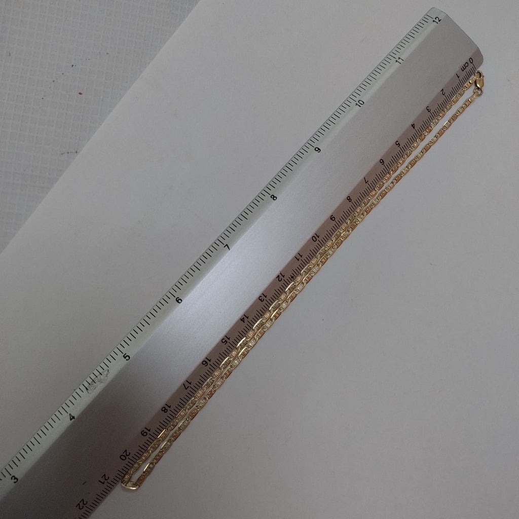 CADENA ORO COMBINADO 14 K 3,90 GRMS (SEMINUEVO)