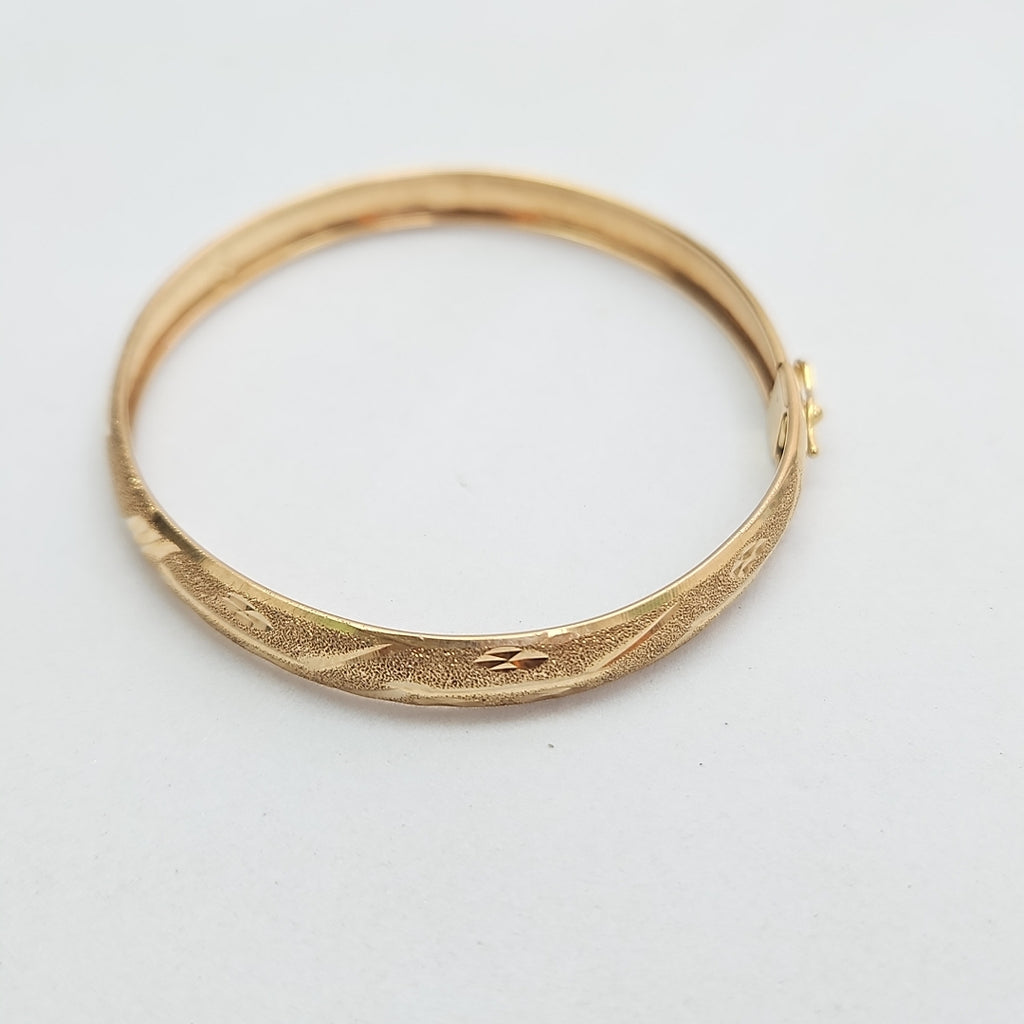 PULSERA RIGIDA ORO 14 K 5,10 GRMS (SEMINUEVO)
