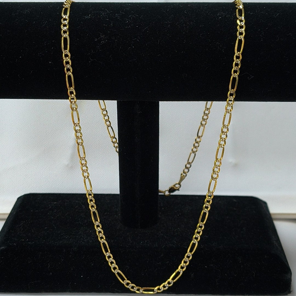 CADENAS 3X1 DIAMANTADA ORO 14K 55 CM 8.4 GR (NUEVO)