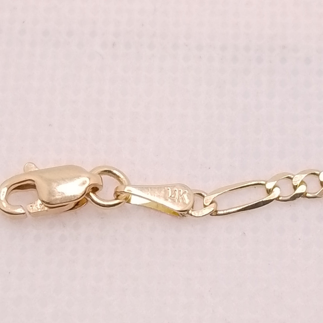PULSERAS 3X1 ORO 14K 21 CM 2.1 GR (NUEVO)