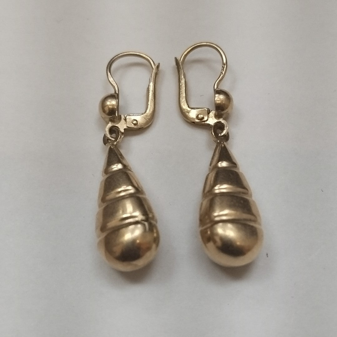 ARETES PAR ORO 14 K 4.7 GRMS (SEMINUEVO)