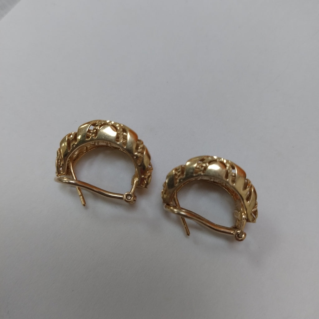 ARETES PAR ORO 14 K 7.6 GRMS (SEMINUEVO)