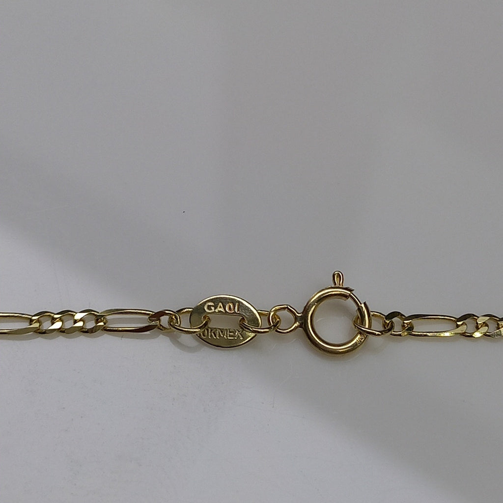 CADENAS TEJIDO 3X1 ORO 10K 50 CM 3 GR (NUEVO)