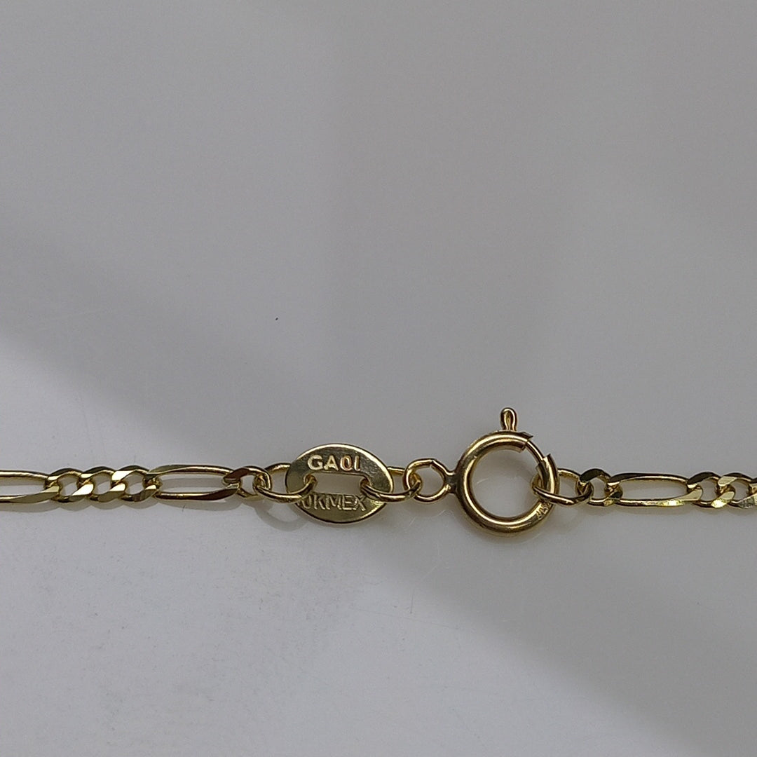 CADENAS TEJIDO 3X1 ORO 10K 50 CM 3 GR (NUEVO)