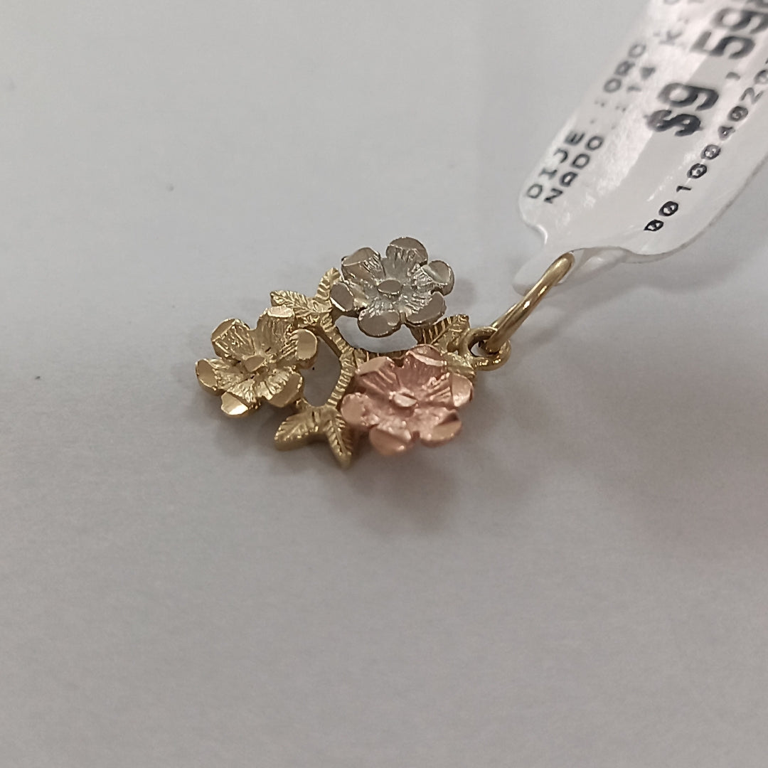DIJE ORO, ORO COMBINADO 14 K 1.4 GRMS (SEMINUEVO)