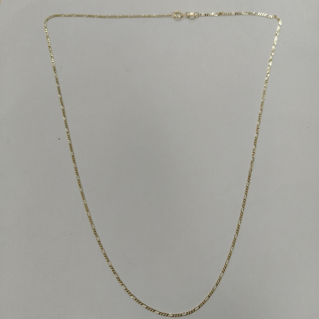 CADENAS TEJIDO 3X1 ORO 14K 55 CM 2.4 GR (NUEVO)