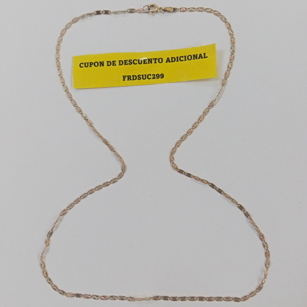 CADENA ORO 14 K 3.8 GRMS (SEMINUEVO)