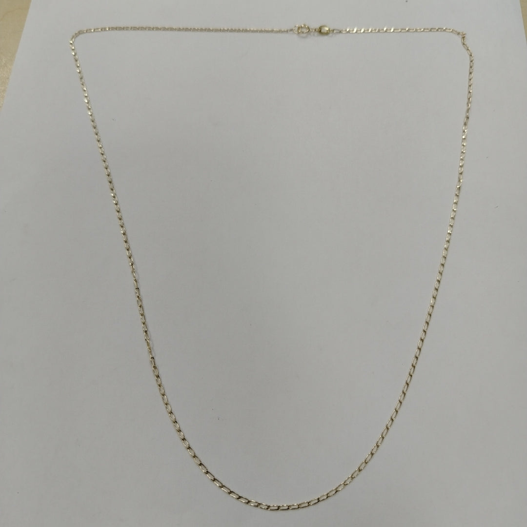 CADENAS TEJIDO ESLABONES ORO 10K 60 CM 2.1 GR (NUEVO)