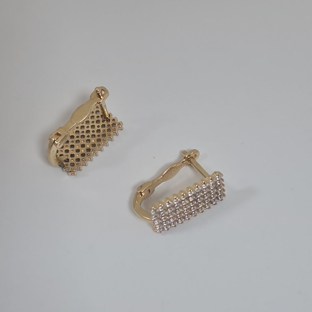 BROQUELES ORO 14K 3.3 (NUEVO)