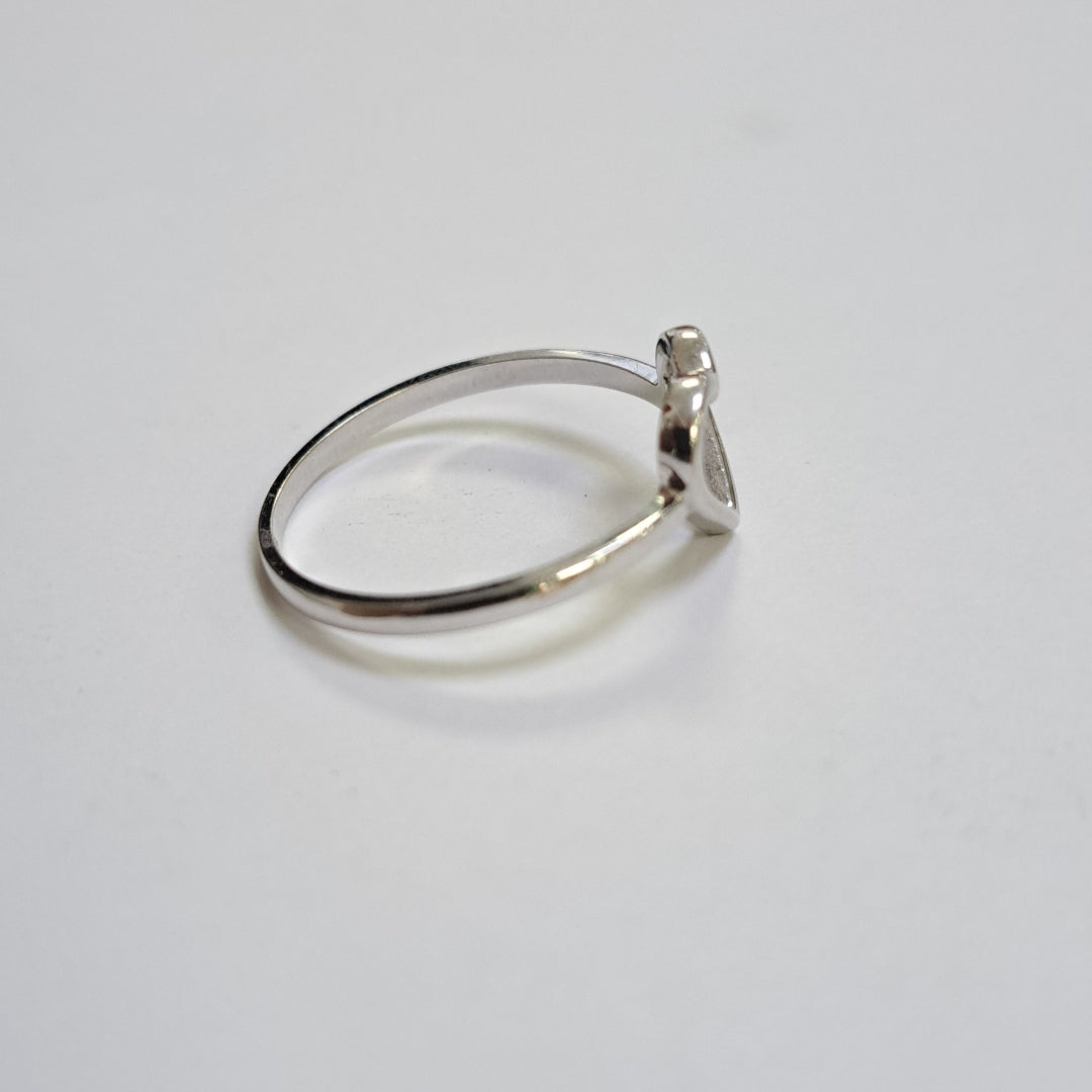 ANILLITO ORO BLANCO 14 K 1,50 GRMS (SEMINUEVO)