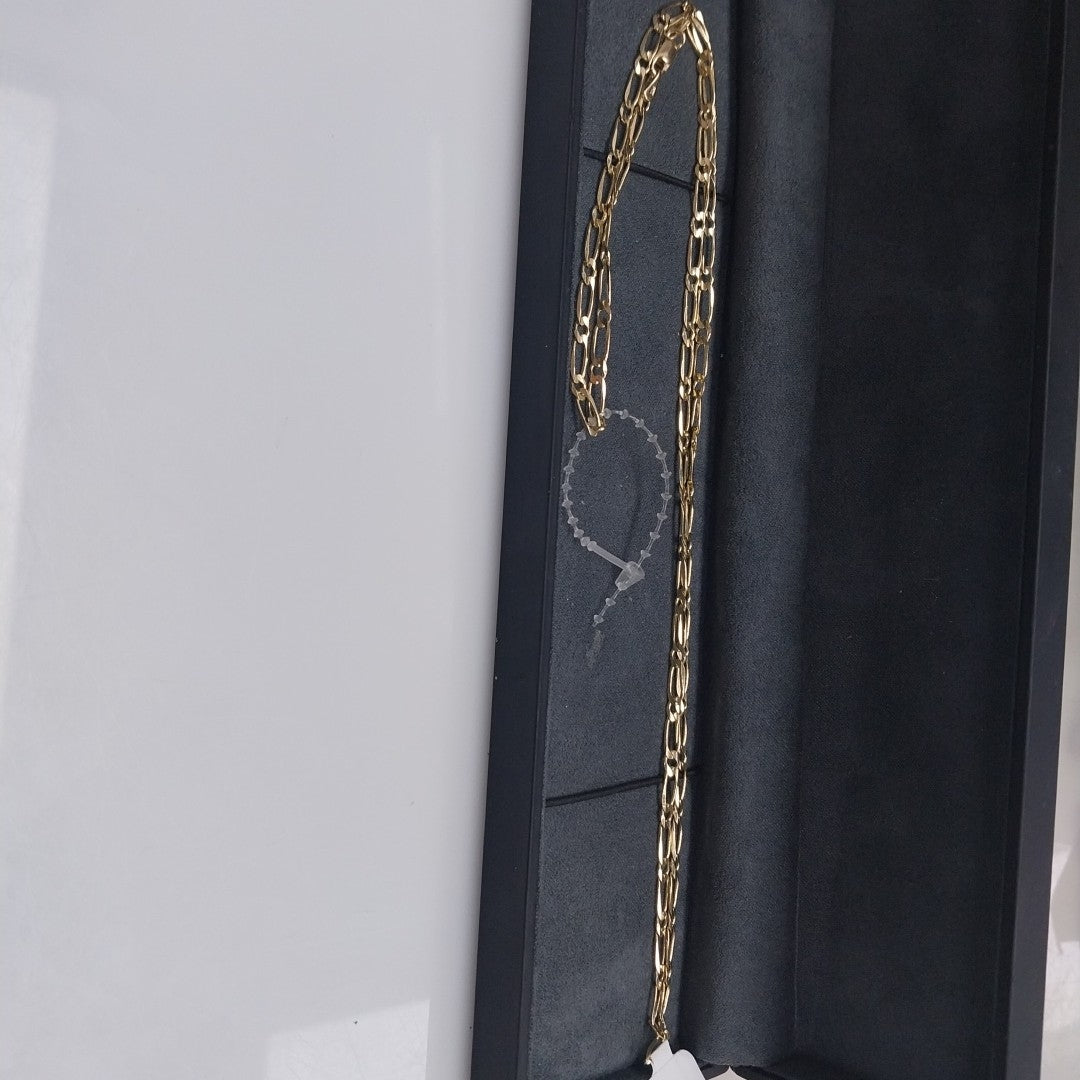 CADENAS 1X1 ORO 14K 55 CM 7.4 GR (NUEVO)