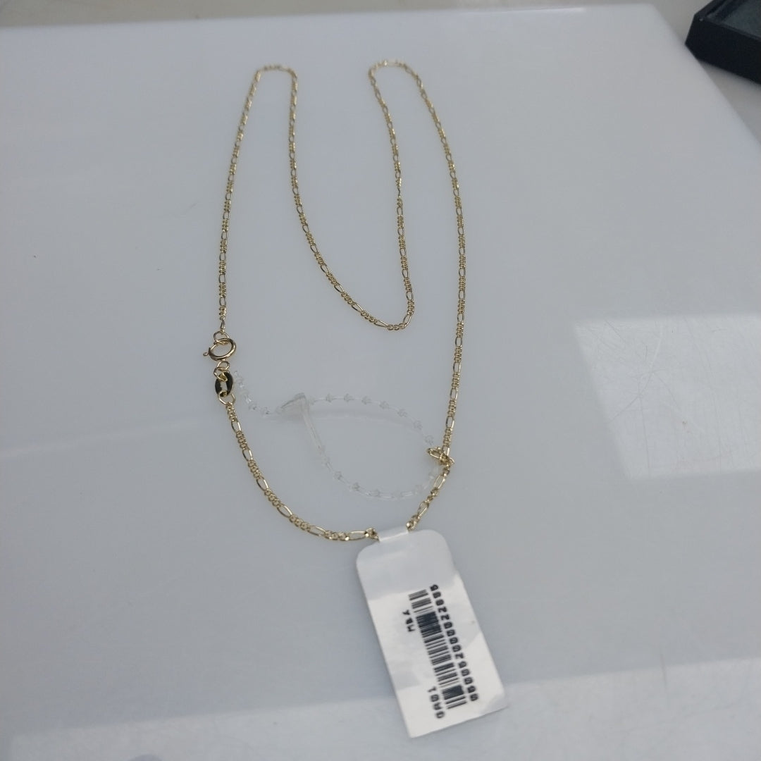 CADENAS TEJIDO 3X1 ORO 14K 55 CM 2.6 GR (NUEVO)