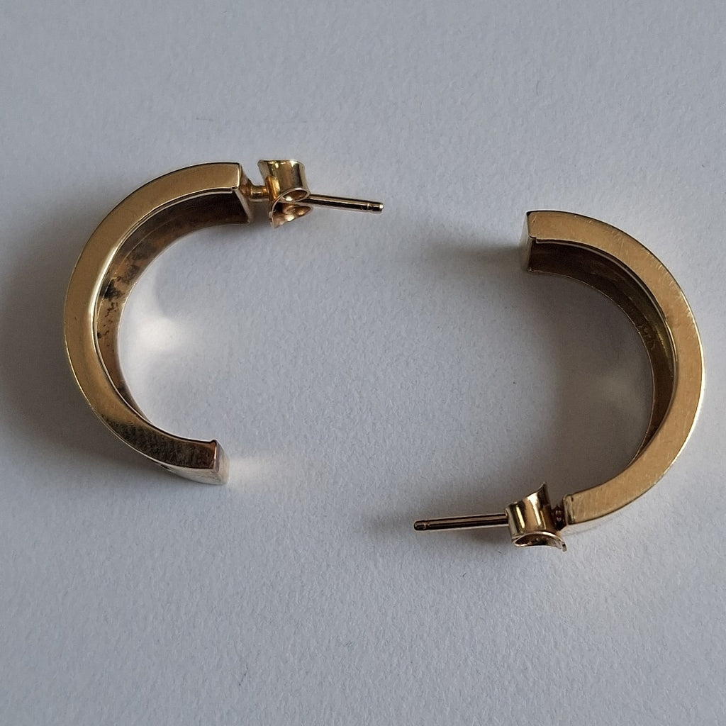 ARRACADAS PAR ORO 14 K 4.6 GRMS (SEMINUEVO)