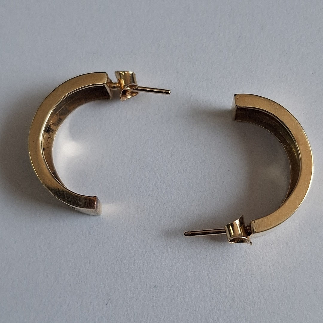 ARRACADAS PAR ORO 14 K 4.6 GRMS (SEMINUEVO)