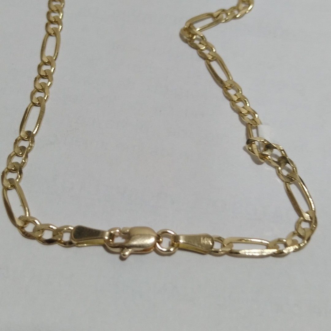 CADENAS 3X1 ORO 14K 55 CM 7.3 GR (NUEVO)