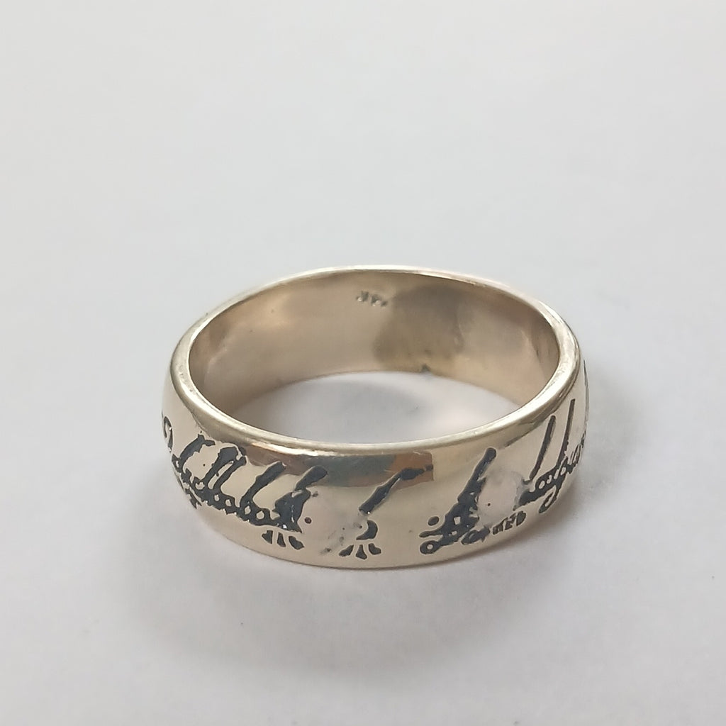 ANILLO ORO 14 K 10.6 GRMS (SEMINUEVO)
