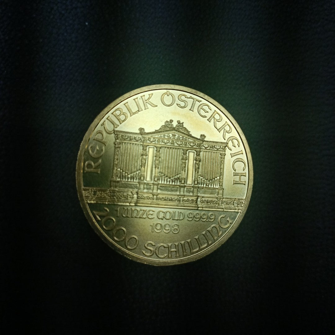 MEDALLA CONMEMORATIVA ORO 24K 31.1 GRMS (SEMINUEVO)