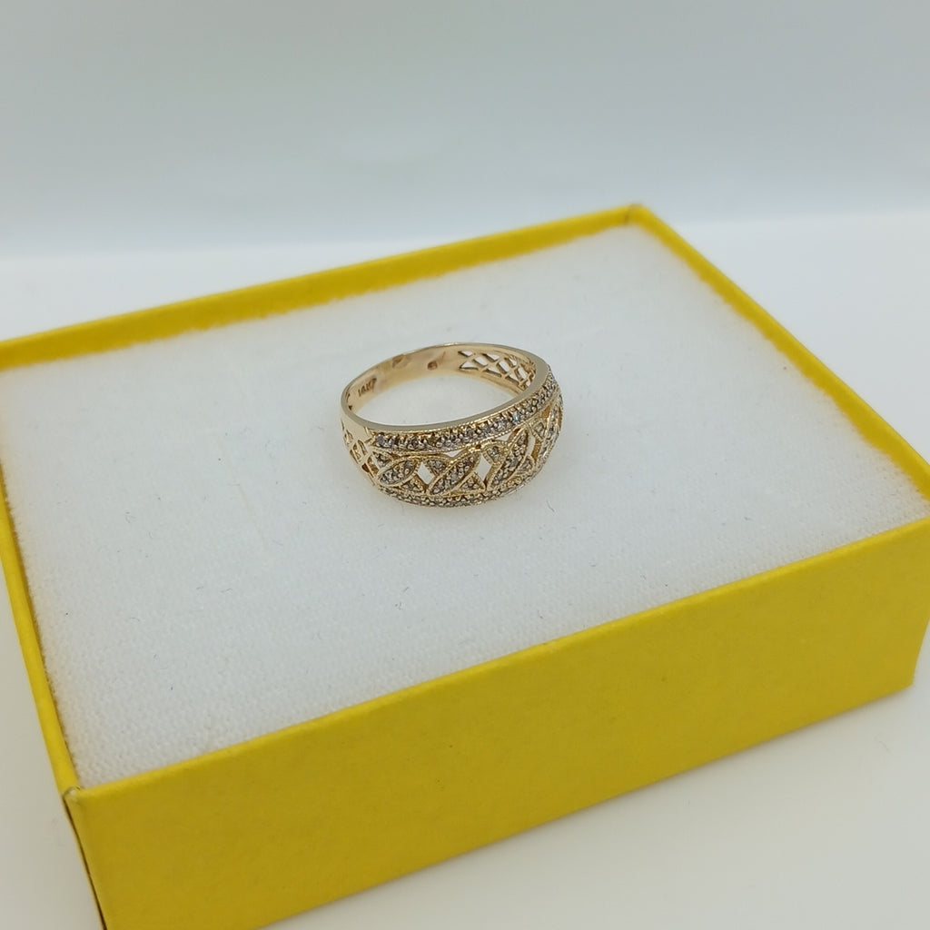 ANILLO ORO 14 K 3.1 GRMS (SEMINUEVO)