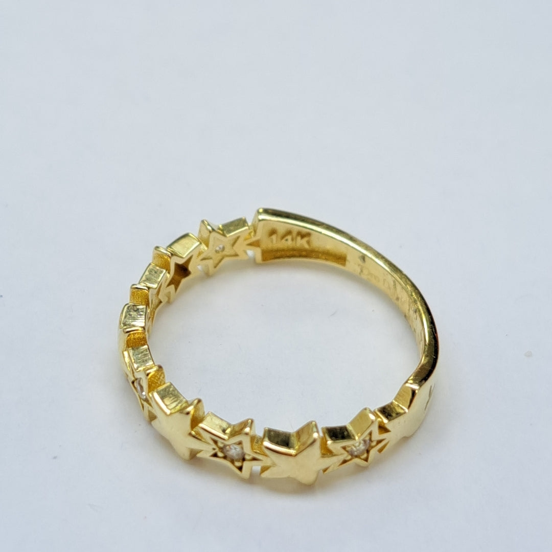 ANILLOS DAMA ORO 14K 2 (NUEVO)