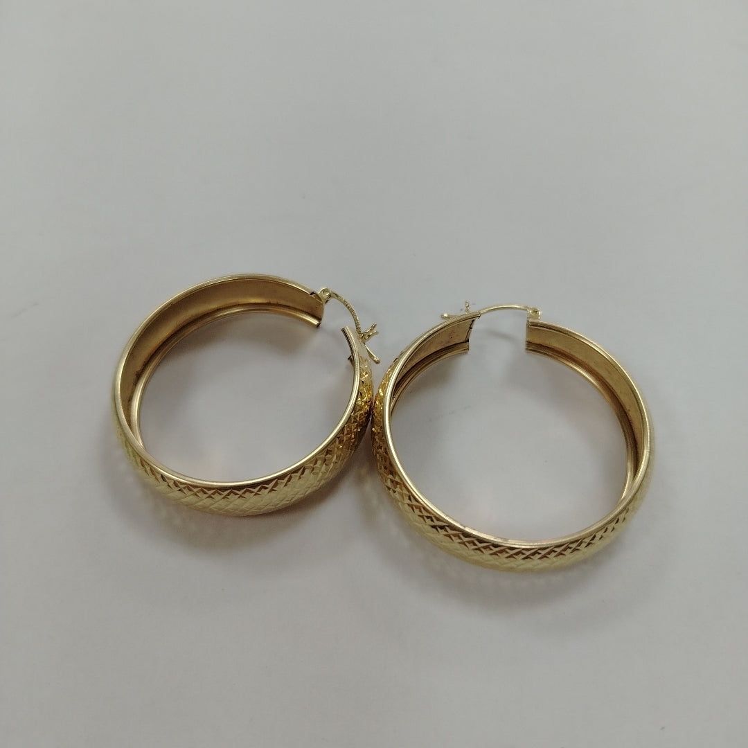 ARRACADAS PAR ORO 14 K 8.9 GRMS (SEMINUEVO)