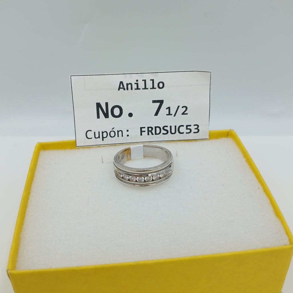 ARGOLLA ORO BLANCO 14 K 6.9 GRMS (SEMINUEVO)