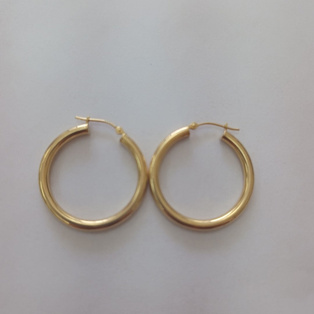 ARRACADAS PAR ORO 14 K 2,10 GRMS (SEMINUEVO)