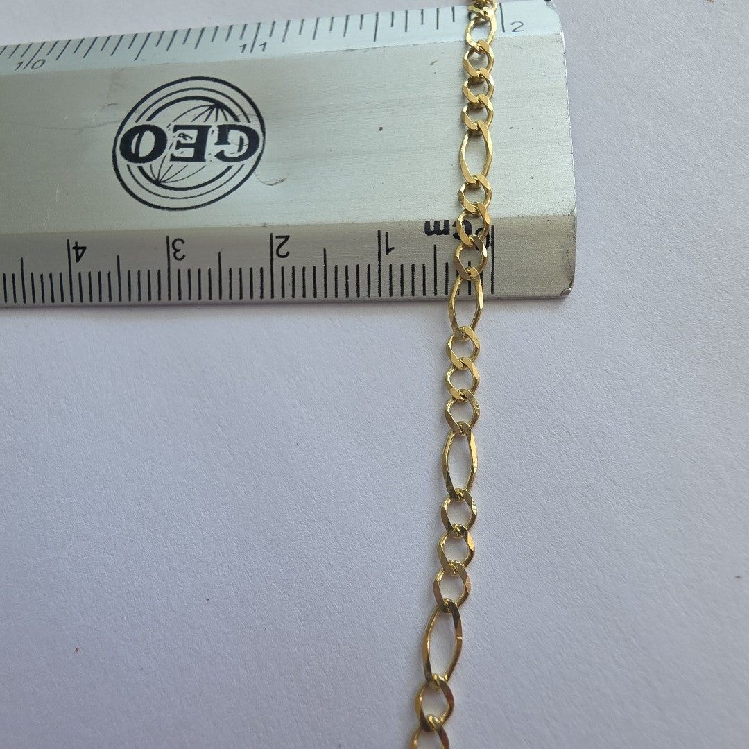 CADENAS 3X1 ORO 14K 55 CM 5.1 GR (NUEVO)