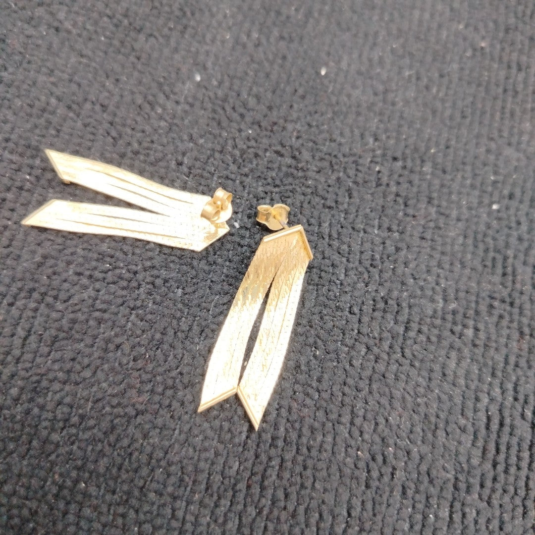ARETES PAR ORO 14 K 2,70 GRMS (SEMINUEVO)