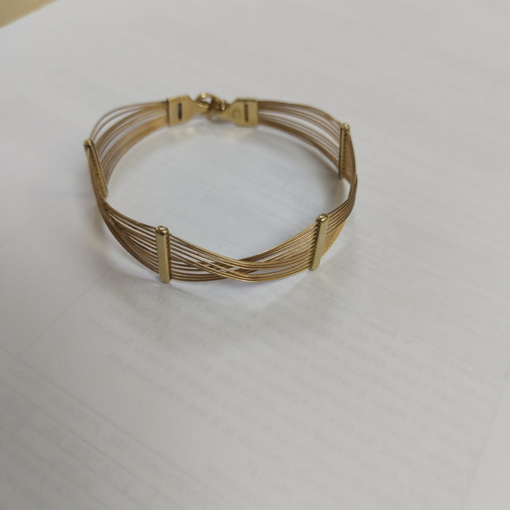 BRAZALETE ORO 14 K 9,60 GRMS (SEMINUEVO)