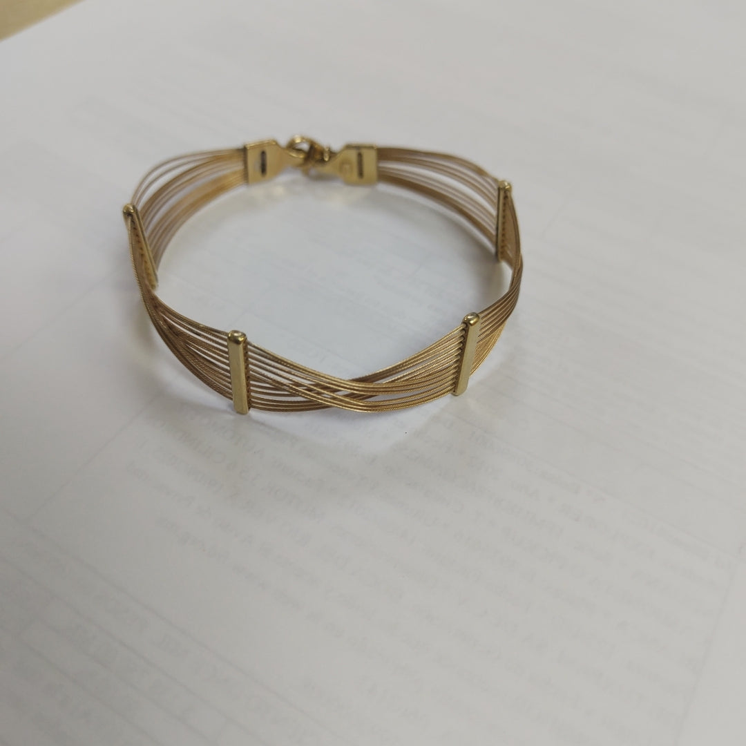 BRAZALETE ORO 14 K 9,60 GRMS (SEMINUEVO)