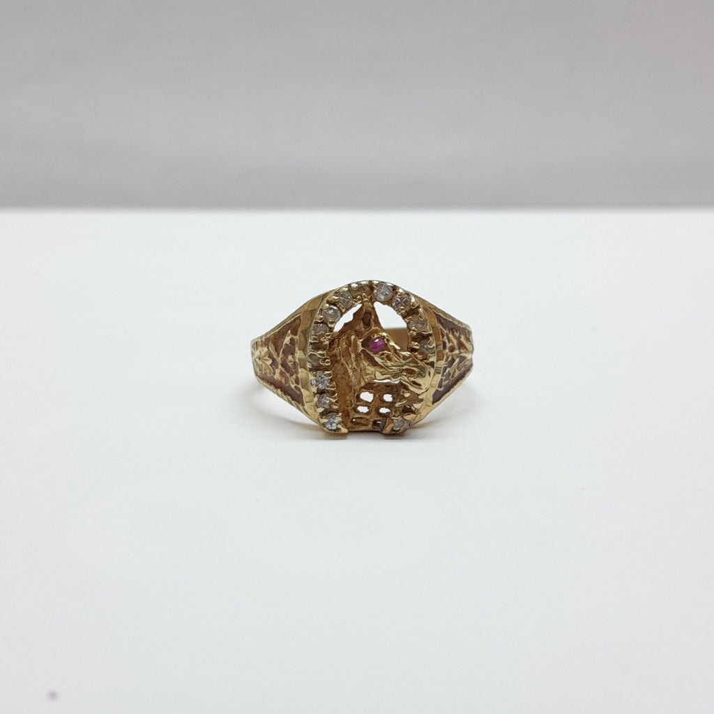 ANILLO ORO 10 K 5.4 GRMS (SEMINUEVO)