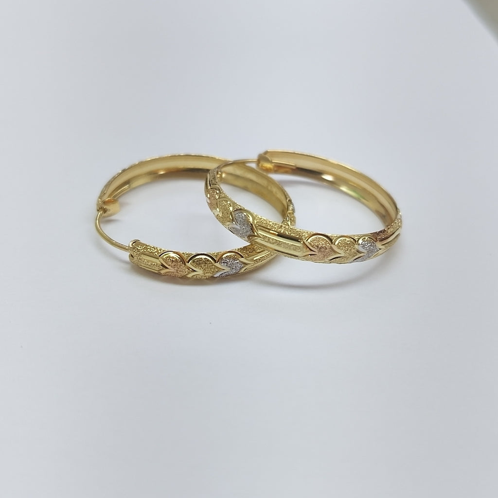 ARRACADAS PAR ORO 14 K 4,50 GRMS (SEMINUEVO)