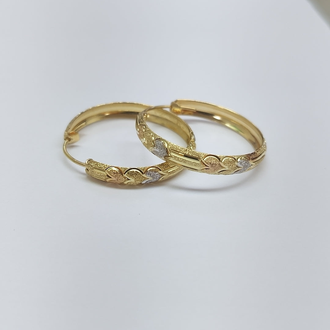 ARRACADAS PAR ORO 14 K 4,50 GRMS (SEMINUEVO)