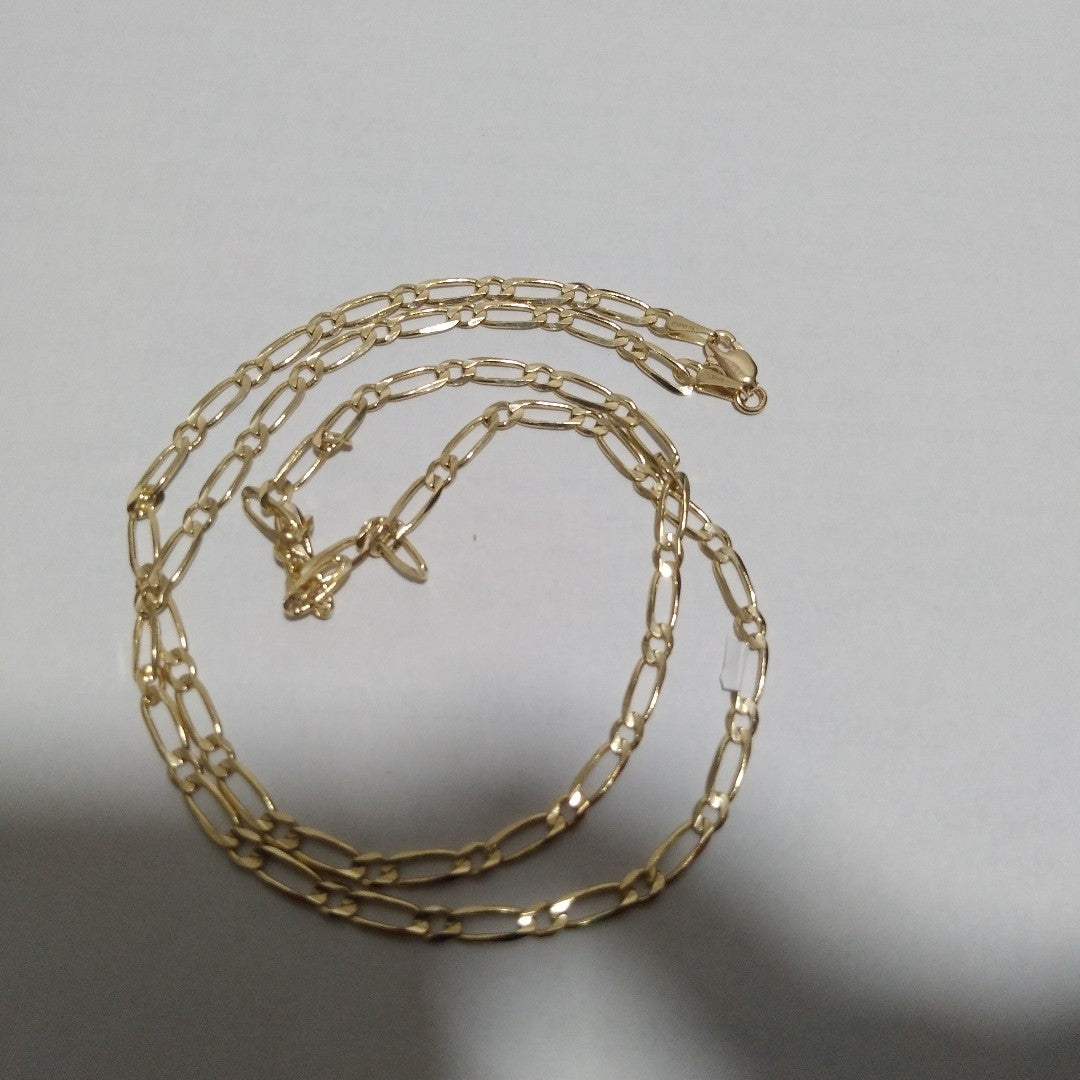 CADENAS 1X1 ORO 14K 55 CM 7.4 GR (NUEVO)